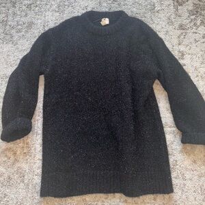 H&M Black Glitter Knit Dress